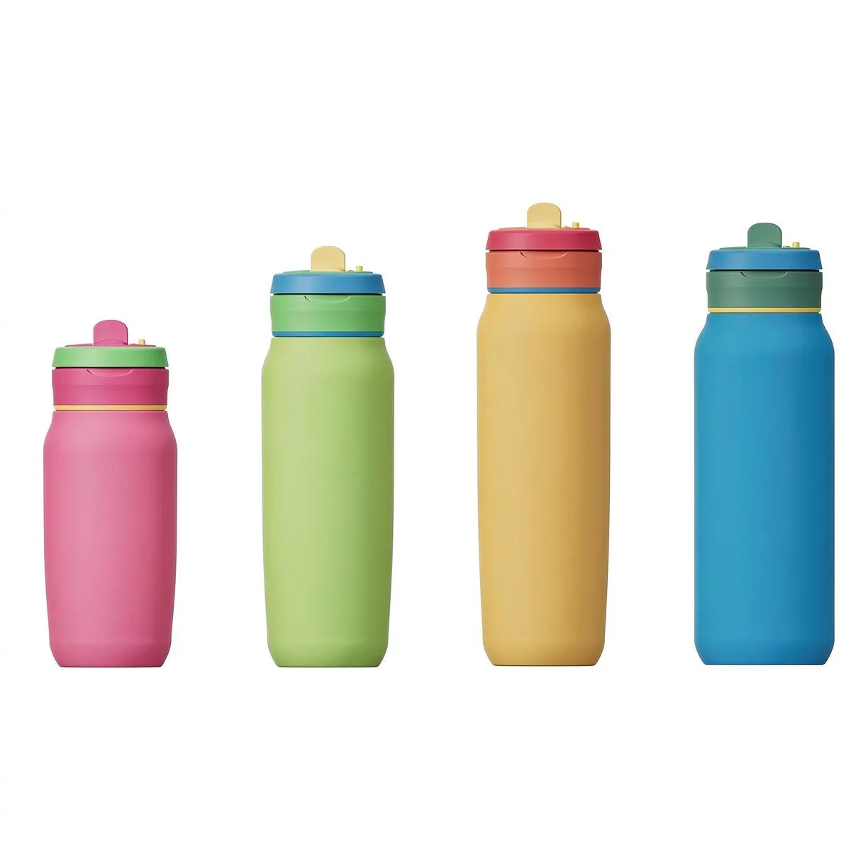 Dustproof Straw Sports Water Bottle thumbnail