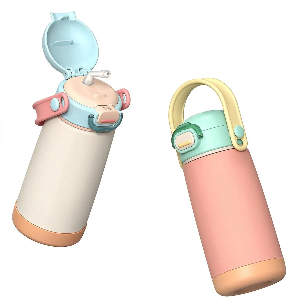 Kids Shatterproof Straw Insulated Bottle thumbnail