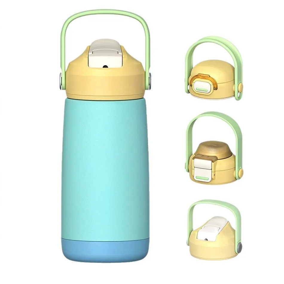 Kids Shatterproof Straw Insulated Bottle thumbnail