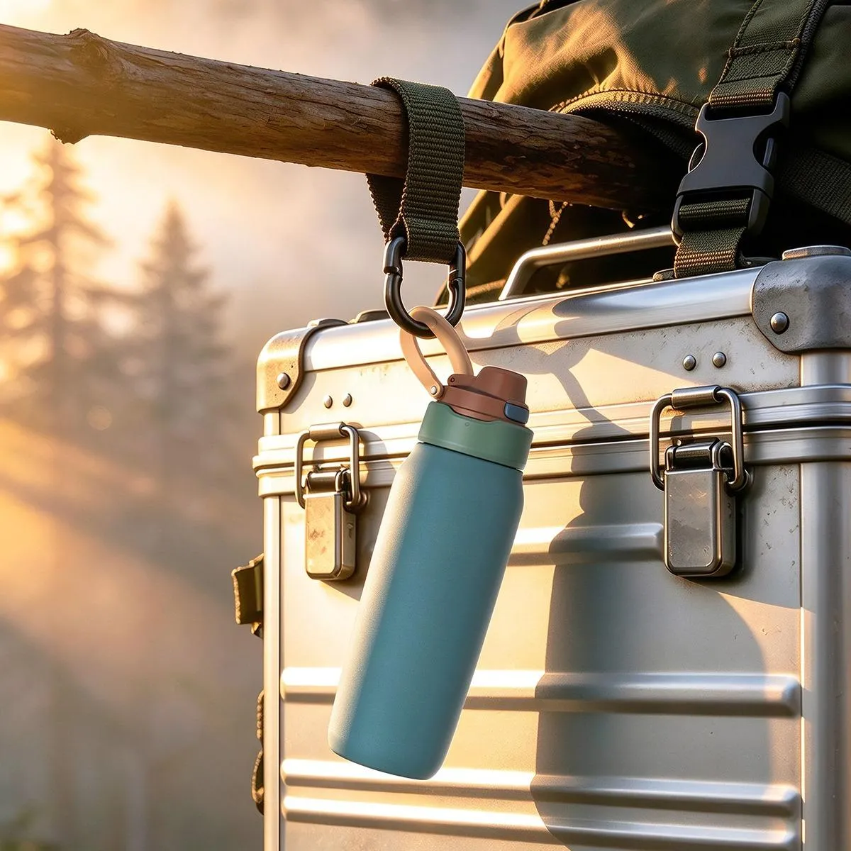 Dual-Drink Lid Sports Water Bottle thumbnail