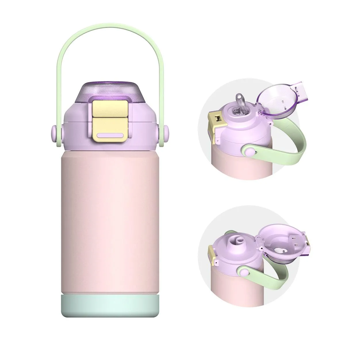 Dual-Drink Sports Bottle with Handle thumbnail