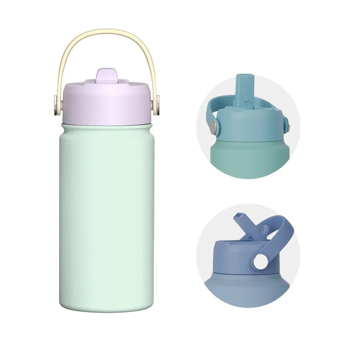 Dual-Drink Sports Bottle with Handle thumbnail