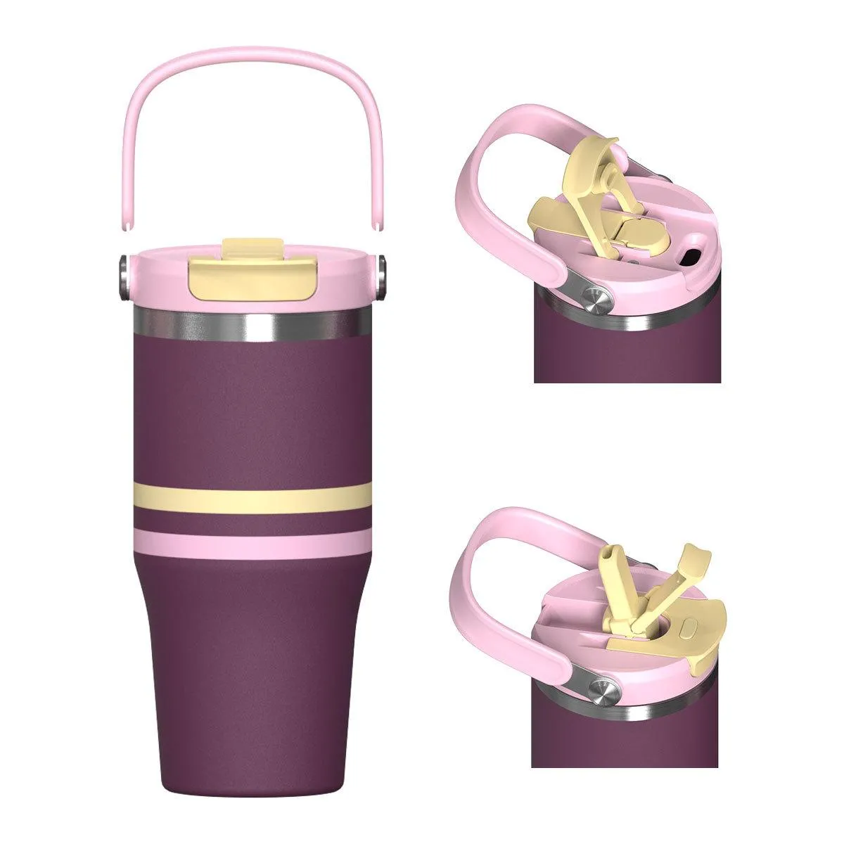 Dual-Drink Sports Bottle with Handle thumbnail