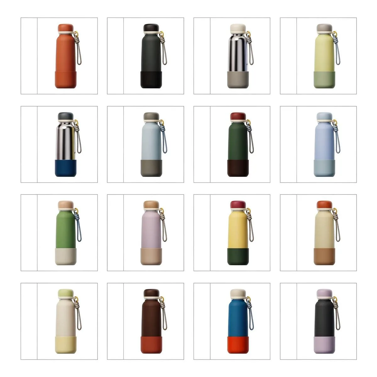 Slim Portable Straw Sports Bottle thumbnail