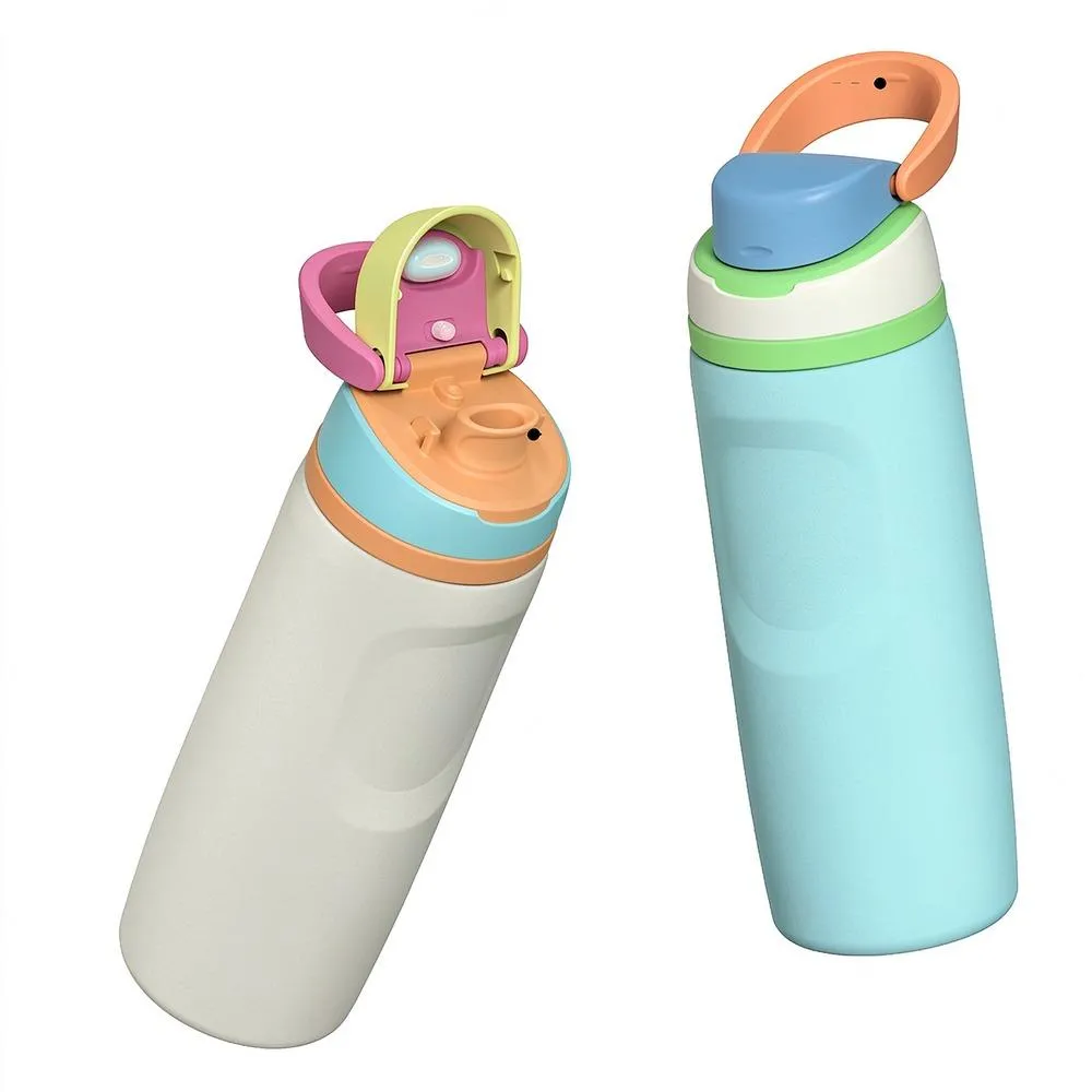 Kids Push-Button School Bottle thumbnail