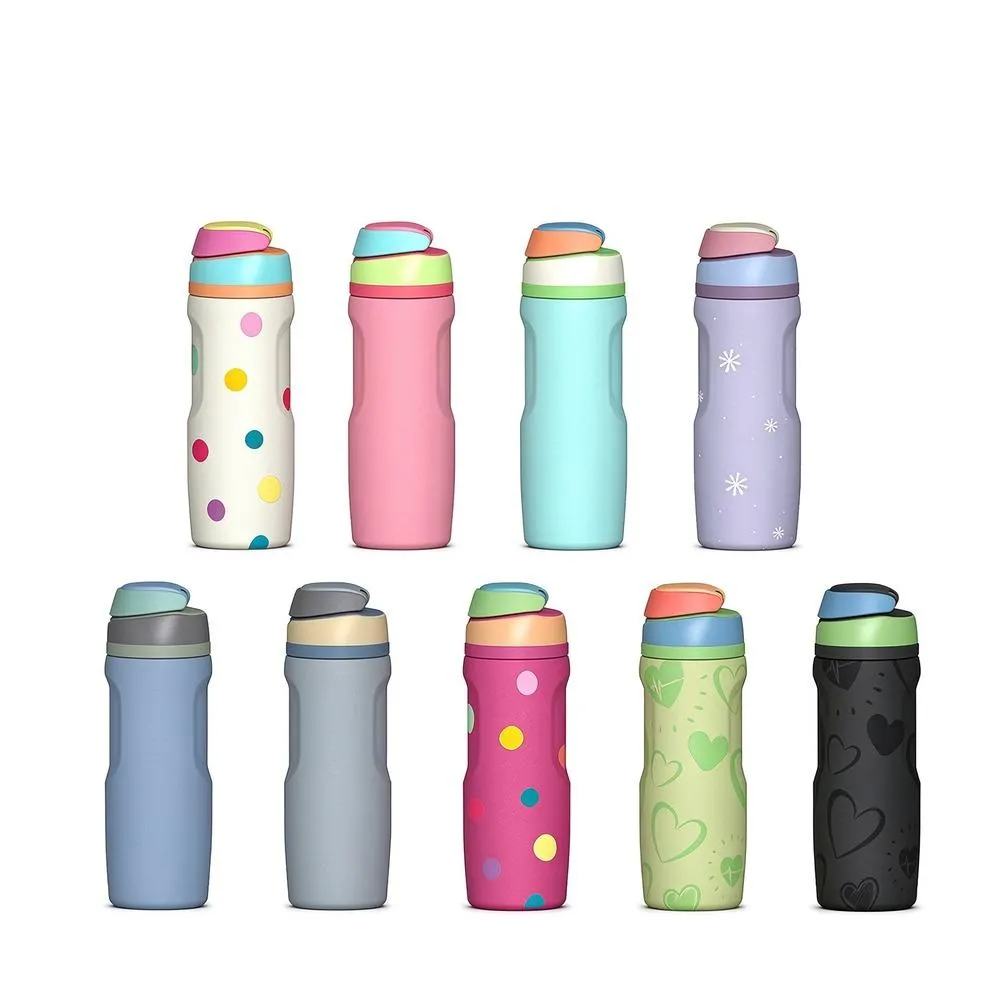 Kids Push-Button School Bottle thumbnail