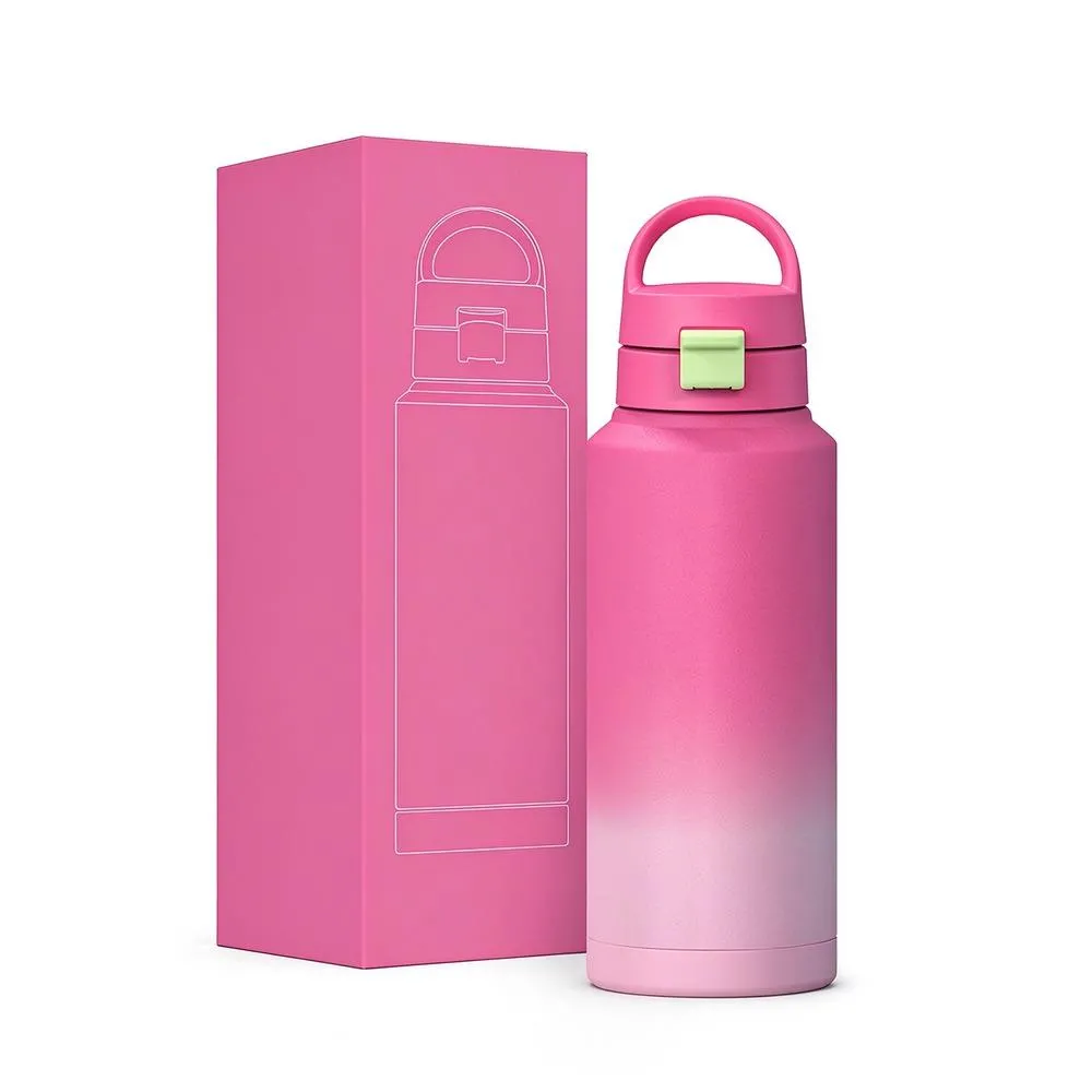 24oz Color-Block Bounce-Lid Bottle thumbnail