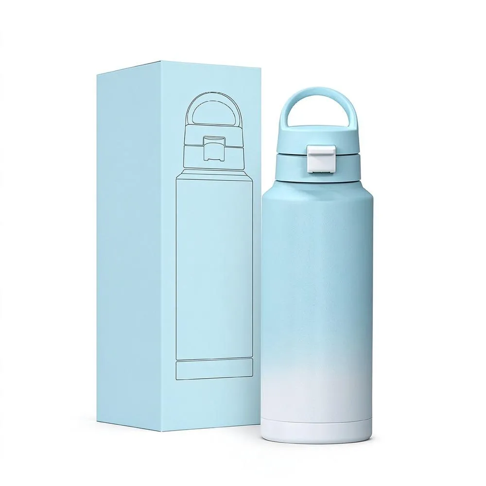 24oz Color-Block Bounce-Lid Bottle thumbnail