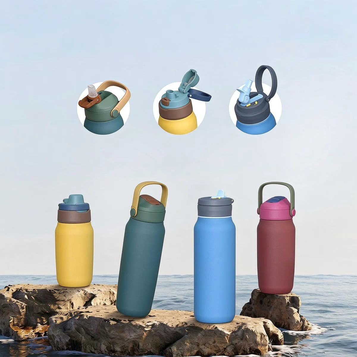 Bounce-Lock Sports Water Bottle thumbnail