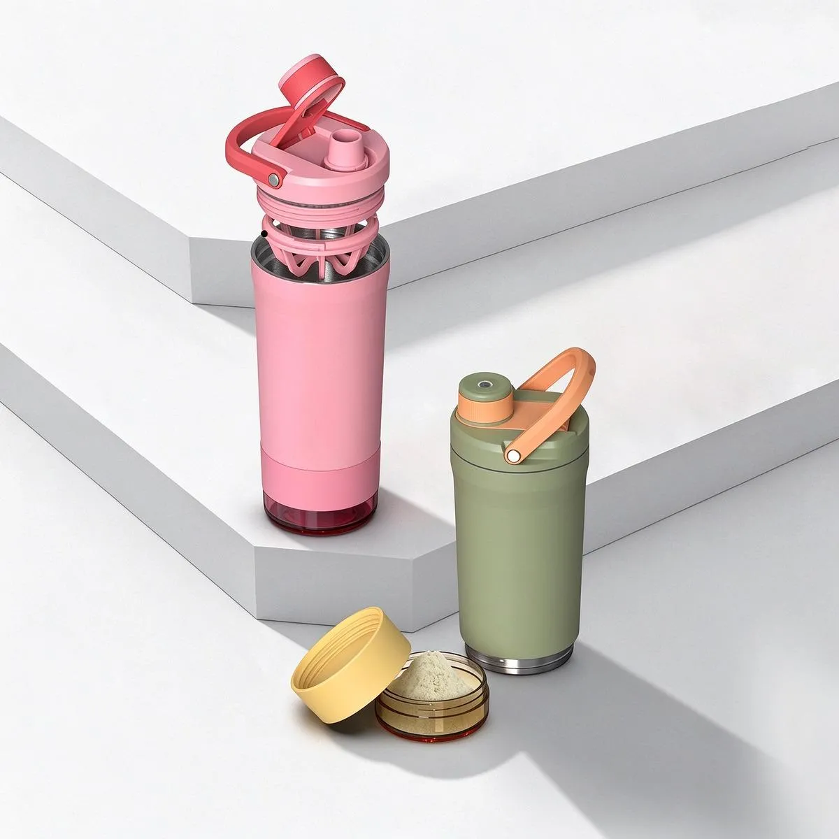 Storage Compartment Shaker Bottle thumbnail