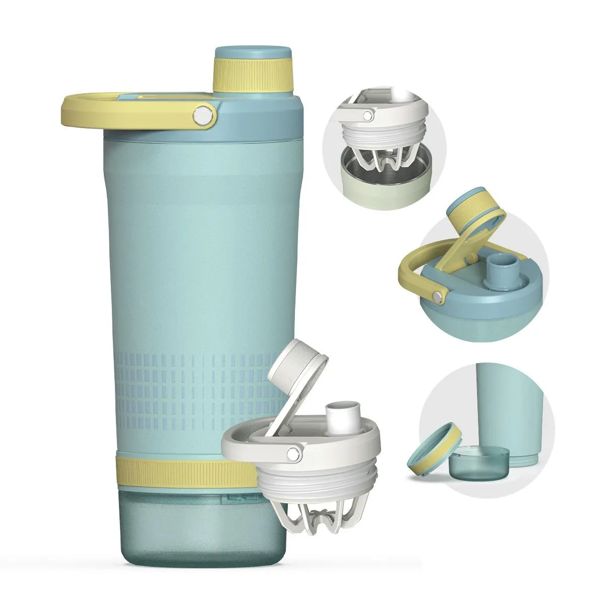 Straw Top Protein Shaker Bottle thumbnail