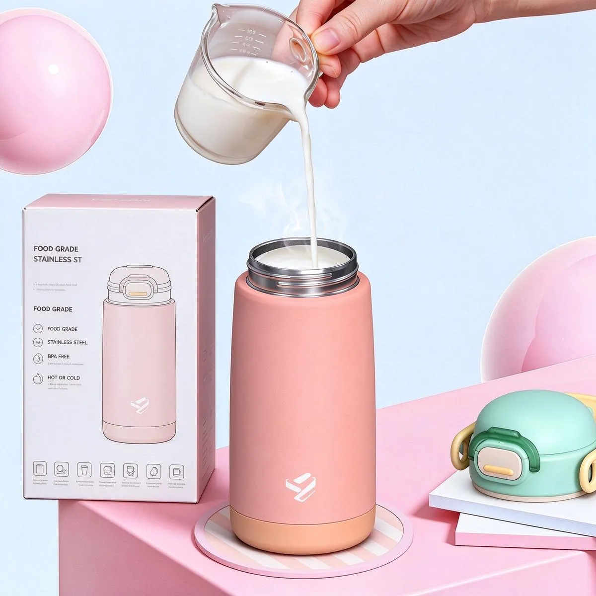 14oz Kids Shatterproof Lock Bottle thumbnail
