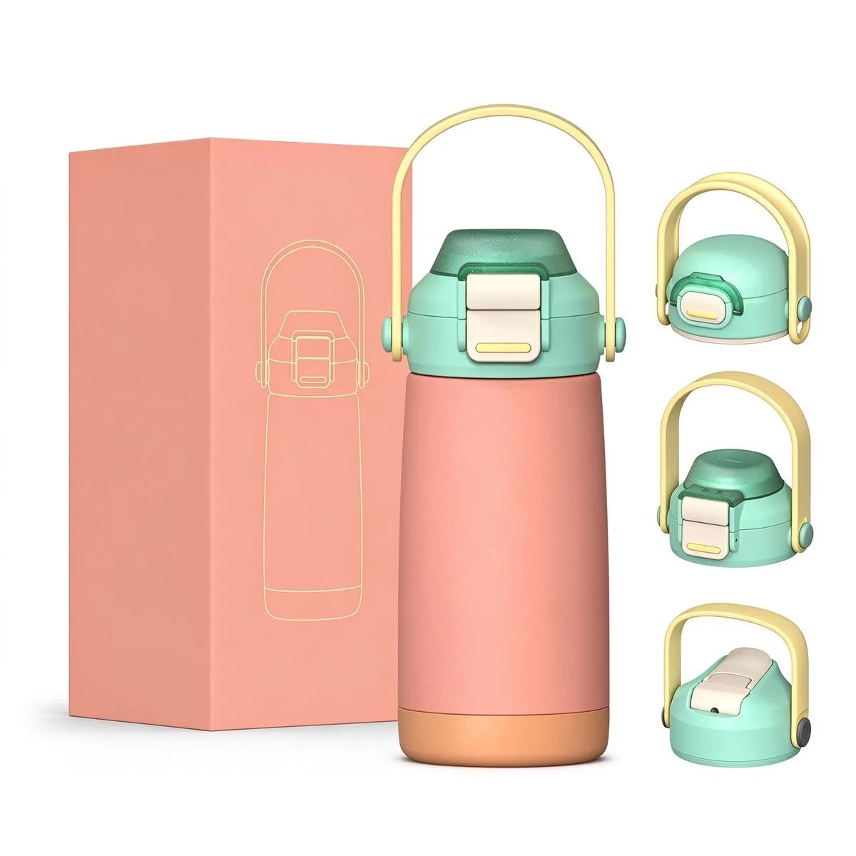 14oz Kids Shatterproof Lock Bottle thumbnail