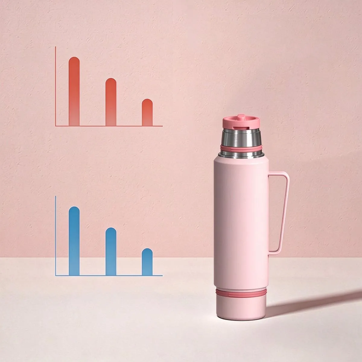 Outdoor Travel Carafe Dual-Lid