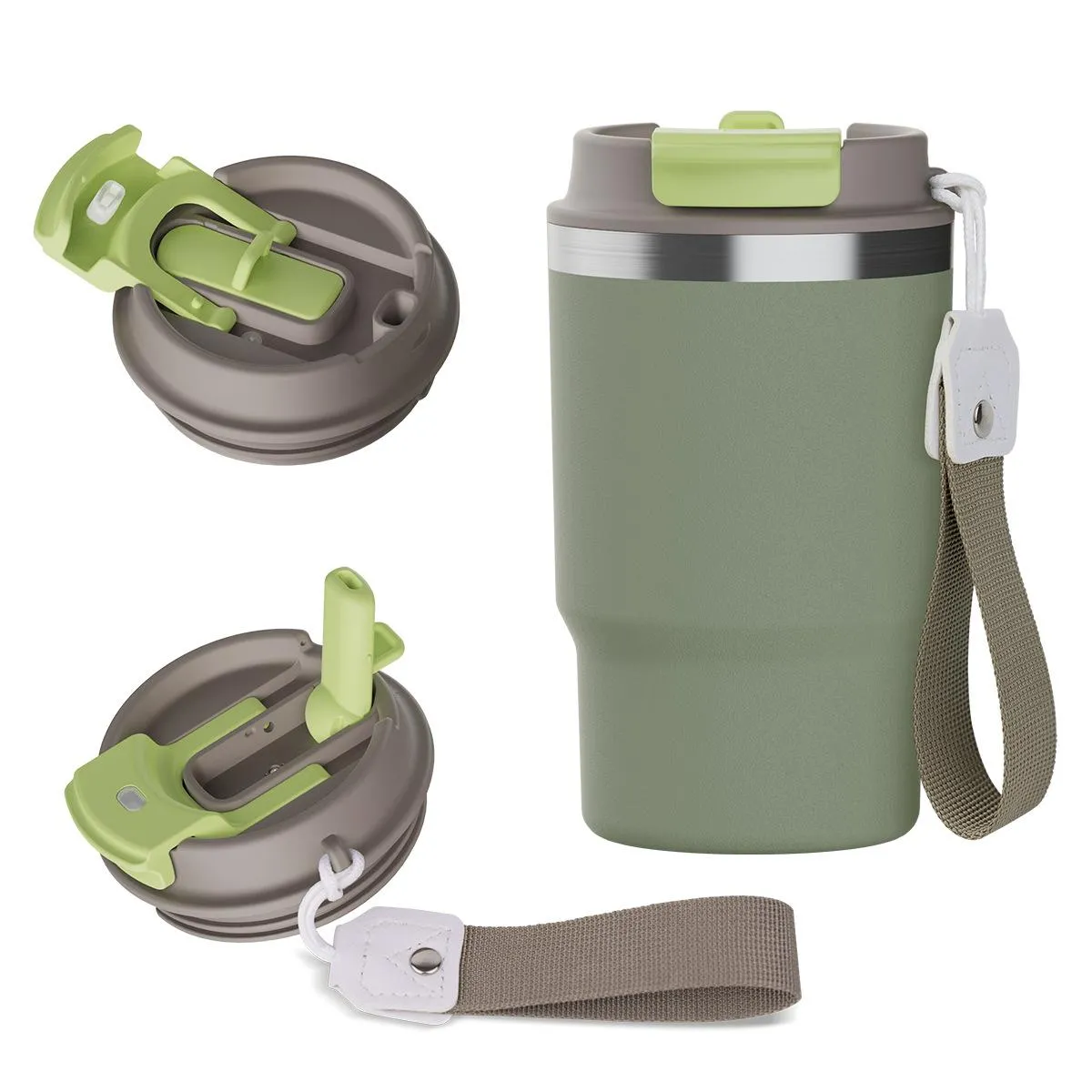 12oz Dual-Lid Coffee Tumbler thumbnail