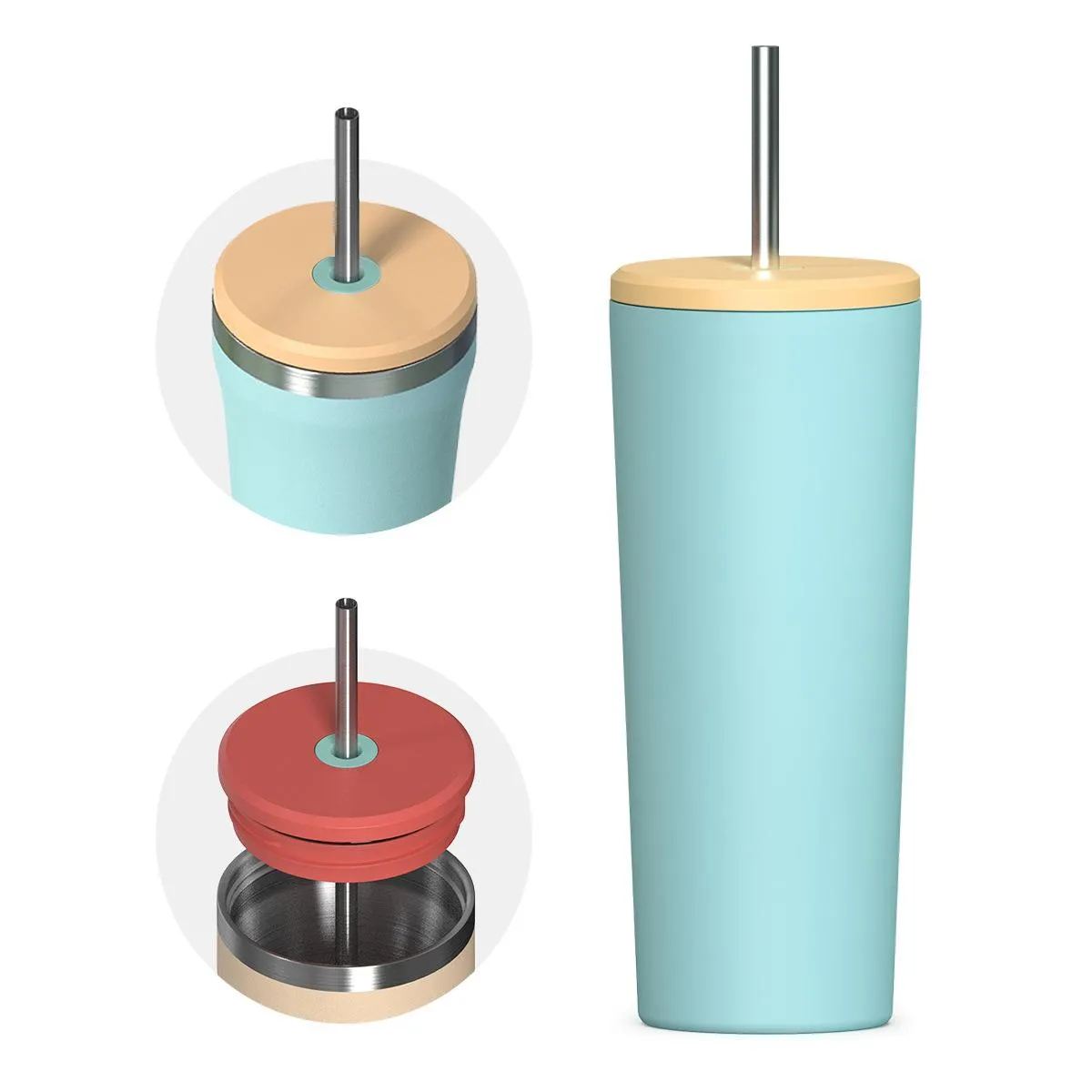 12oz Dual-Lid Coffee Tumbler thumbnail