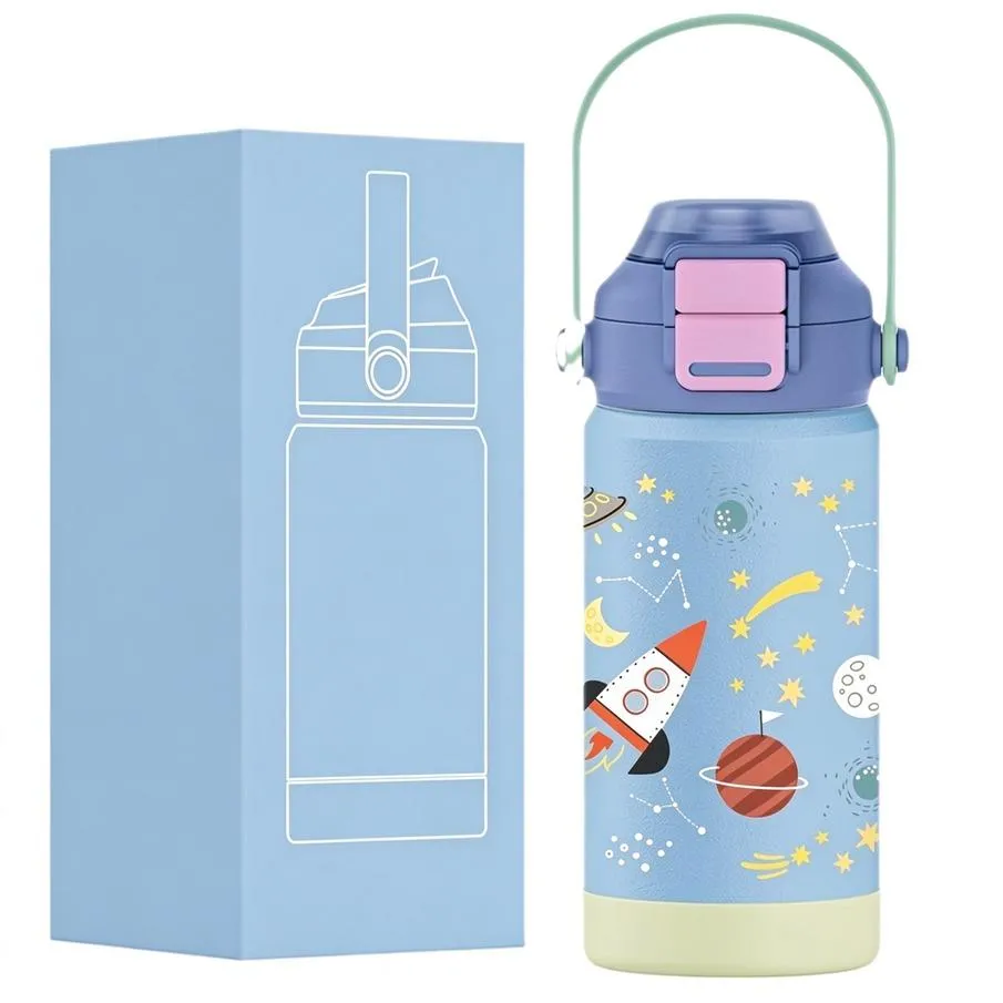New Kids Straw Handle Bottle thumbnail