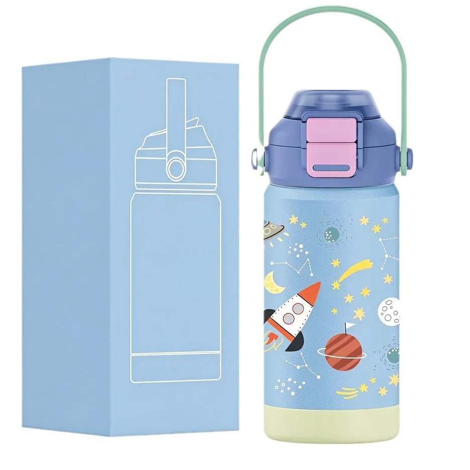 12oz Kids Cartoon Silicone Bottle thumbnail