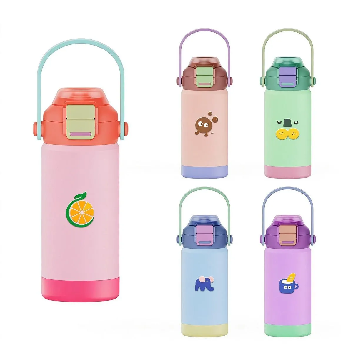 18oz Kids Vacuum Straw Bottle thumbnail