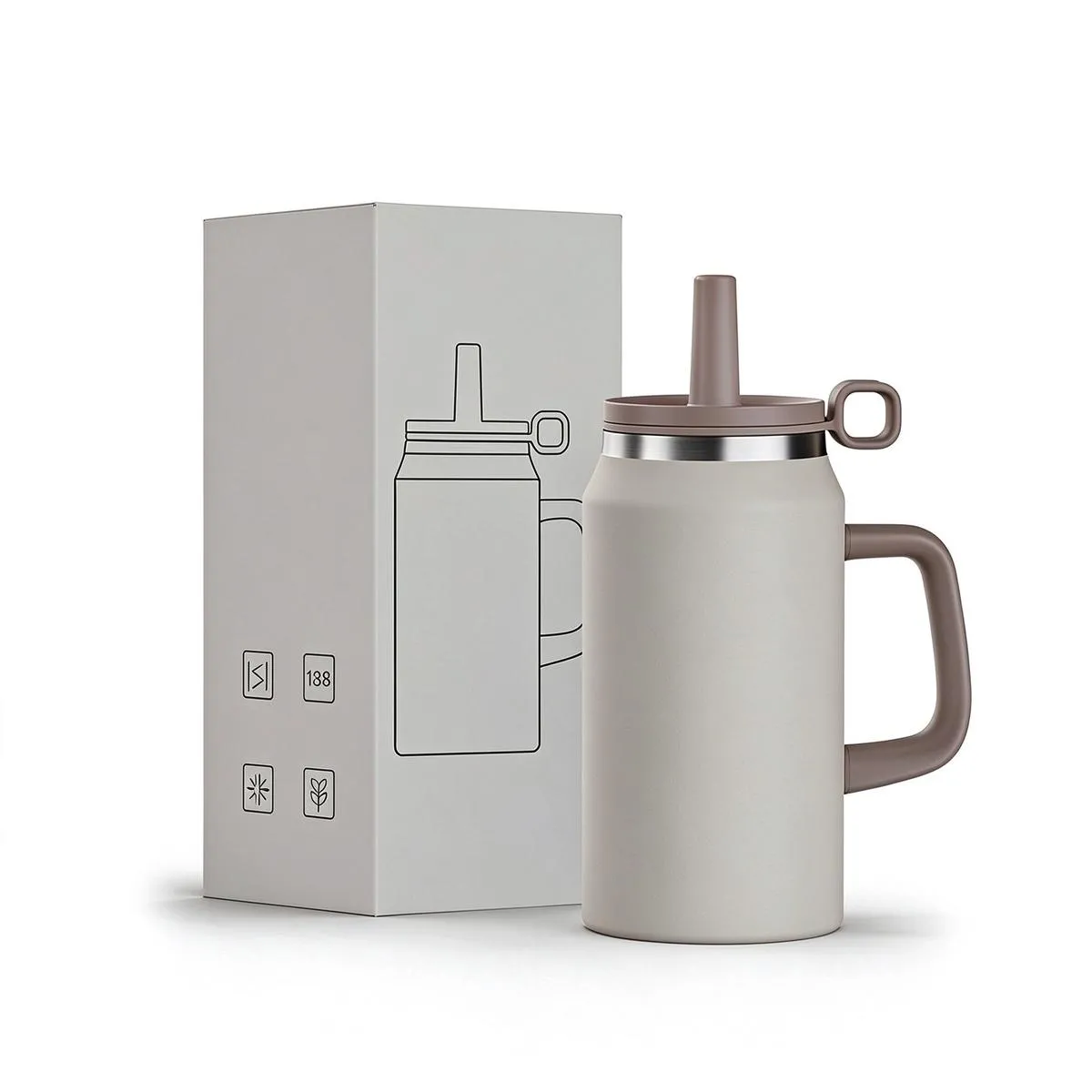 50oz Digital Print Handle Tumbler thumbnail