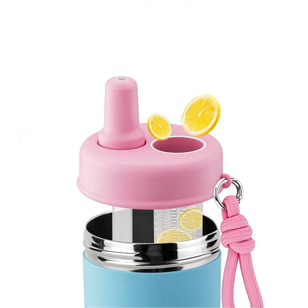12oz Fruit Drink Bottle with Rope thumbnail