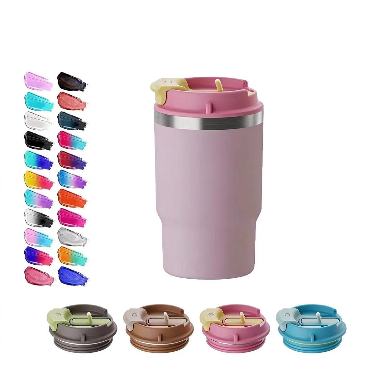 12oz Dual-Lid Coffee Tumbler thumbnail