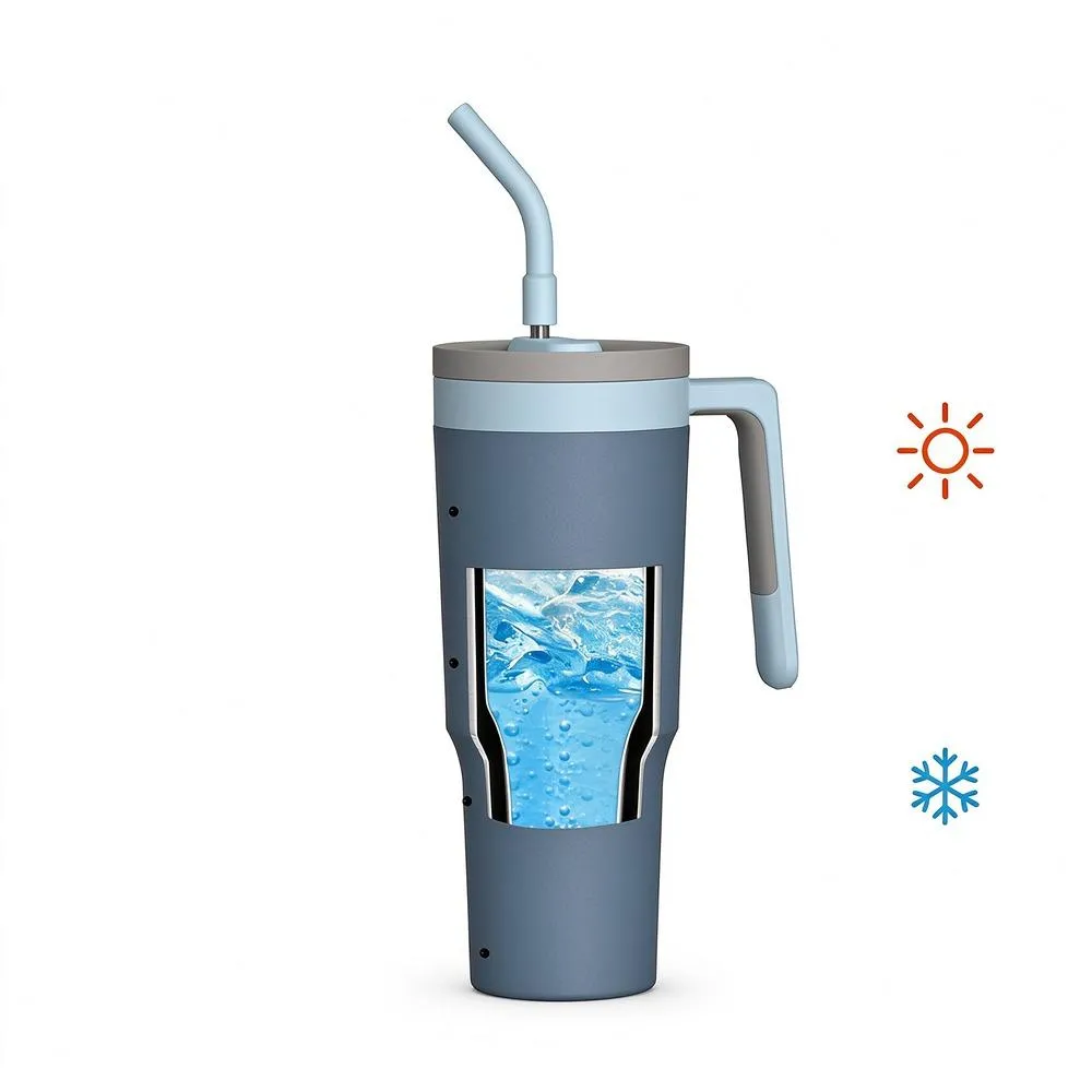 40oz Double Wall Handle Tumbler thumbnail