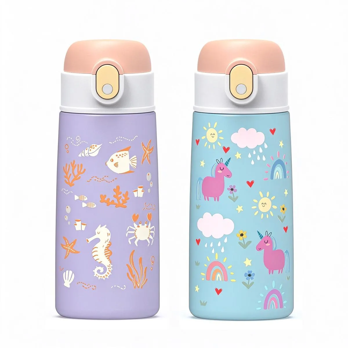500ml Kids Bounce Straw Bottle thumbnail