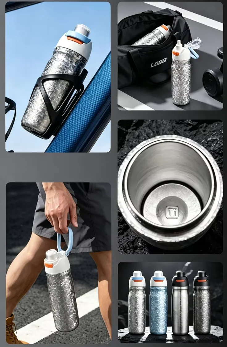 Pure Titanium Water Bottle 580ML thumbnail
