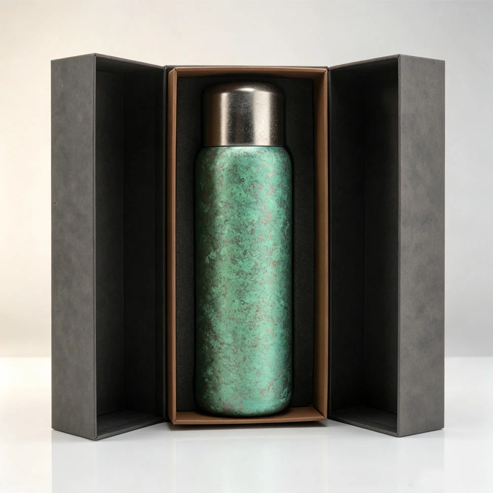99.9% Pure Titanium Thermos Double Wall Vacuum Insulation Water Bottle  thumbnail